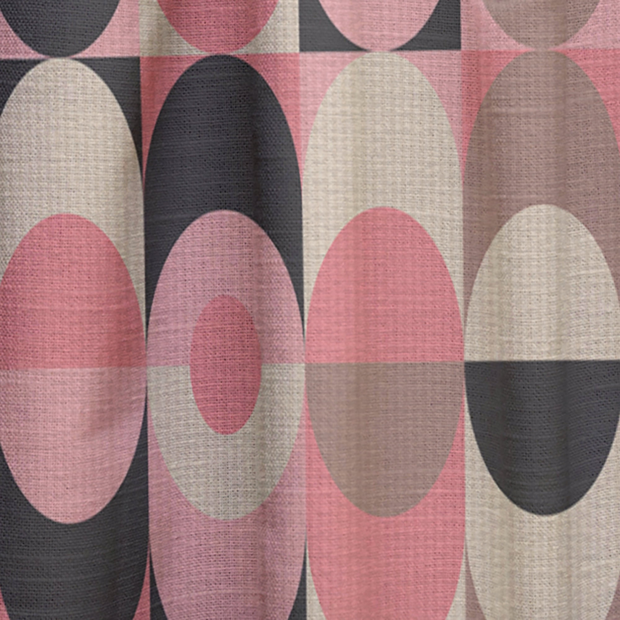 Designart 'Geometrical Retro Design XI' Mid-Century Modern Curtain Panel