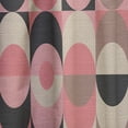 thumbnail image 4 of Designart 'Geometrical Retro Design XI' Mid-Century Modern Curtain Panel, 4 of 5