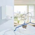 thumbnail image 4 of 4.2m Clothes Drying Laundry Line Retractable Stainless Steel Punch Free Clothes Drying Rope for Home Balcony White, 4 of 9