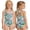 Light Blue, variant on Kcolen Girls Swimsuit Size 6,Girls Floarl-Print Swimsuit for Toddlers with Ruffle Skirt Sun UPF 50 Outdoor Beachwear for Girls