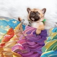 thumbnail image 3 of Disketp Rainbow Melting Ice Cream Dog Blanket/Bed Cover for Dogs and Cats,Puppy Essentials-Large, 3 of 8