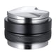 thumbnail image 1 of Distribuidor de café Tampers nivelador de café de doble cabezal herramienta de distribución de Base de acero inoxidable Base plana y ondulada para negro 53mm, 1 of 9