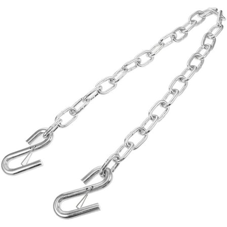 unbranded Trailer Safety Chain Reliable Trailer Chain Heavy-Duty Construction Trailer Chain Quick and Simple Setup Towing Chain with Clips for Secure Towing