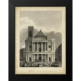 thumbnail image 2 of Pugin, A. 12x14 Black Modern Framed Museum Art Print Titled - Eglise de St. Eustache, 2 of 5
