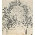 thumbnail image 2 of Giovanni Battista Natali III 20x22 Gold Ornate Framed and Double Matted Museum Art Print Titled - Ornament Design with Alternate Suggestion (1698-1765), 2 of 4