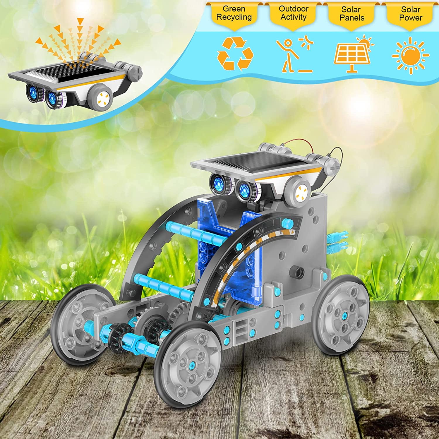 29 In 1 Stem Solar Robot Toy For Kids Diy Educational Stem - Temu