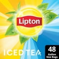 thumbnail image 2 of Lipton Family Size Tea Unsweetened Tea 48 oz 48 Count, 2 of 5