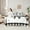 Black, variant on Homewish Ribbon Bow Bowtie 7-Piece Bedding Comforter Set,Geometric Plaid Grid King Bedding Sets,White Black Bed Sheets For Child,Ultra Soft Home Decor Reversible