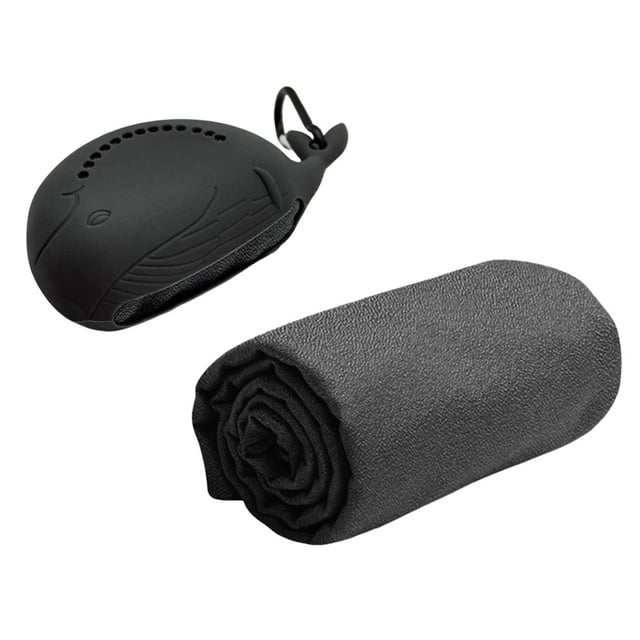 Toalla de gimnasio, toalla de microfibra para cuello y cara, suave y fresca, ideal para fitness, baloncesto, senderismo, jogging y actividades al aire Gris