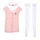thumbnail image 1 of 1: 6 Vestido De Enfermera Para Muñeca De 12 Pulgadas Cuerpo Sunnimix Traje de uniforme de enfermera femenina, 1 of 8