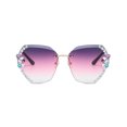 thumbnail image 2 of Youkk No-Rim Glasses Ins Outdoor Supplies Lunettes de Soleil Multipurpose Femmes Protector Fine Fabrication Type 1, 2 of 6