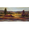 thumbnail image 2 of Vassileva, Silvia 14x9 Gold Ornate Wood Framed with Double Matting Museum Art Print Titled - Fall Riverside Crop, 2 of 4