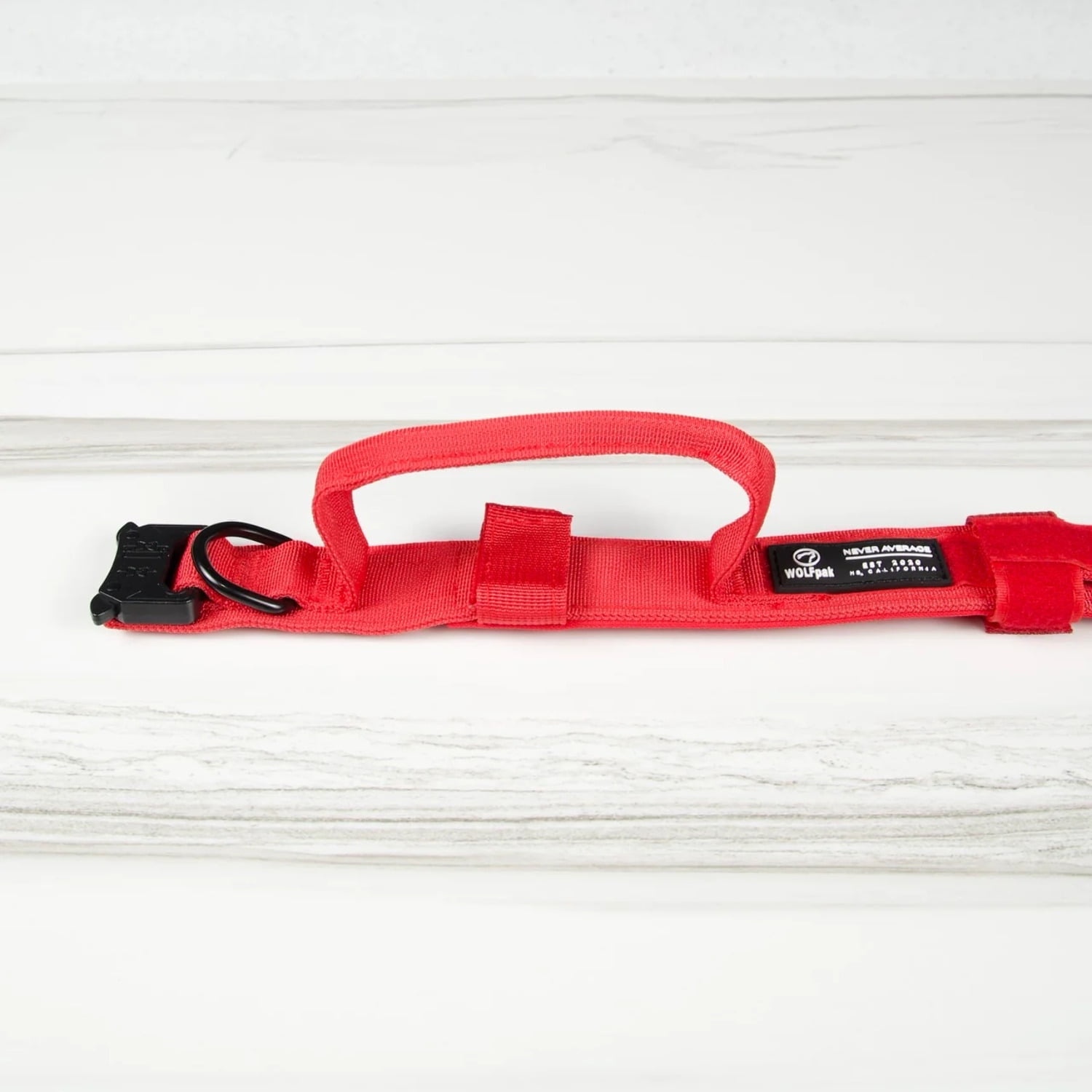 Wolfpak Tactical Nylon Dog Collar Elite Red