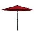 thumbnail image 2 of Mainstays Outdoor 9' Red Round Market Patio Umbrella, Crank Lift, 3-Angle Tilt, 2 of 6