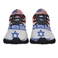 thumbnail image 5 of Stnd with Israel Jewish Peace Sign Shoes Sneakers Black Size 10, 5 of 7