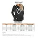 thumbnail image 3 of Camiseta de manga larga con cuello redondo y forro polar con bolsillo, ropa superior transpirable de fibra de poliéster para mujer, 3 of 3