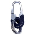 thumbnail image 1 of Dalazy Men Car Keychain Key Ring Holder Metal Organizer Double Ring Design Buckle Pendant Fashion Female Keyring Auto Accessories Black, 1 of 8