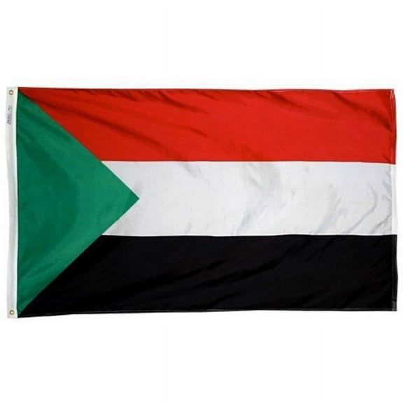 Annin Flagmakers 197840 2 ft. X 3 ft. Nyl-Glo Sudan Flag