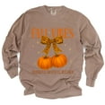 thumbnail image 5 of Coquette Thankful Grateful Blessed - Women's Garment Dyed Long Sleeve Graphic T-Shirt, 5 of 18