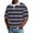Purple #19, variant on Dresfit Mens Polo Shirts Short Sleeve Striped Golf Shirts 2026 Summer Lapel Waffle Knit Shirt Big and Tall Color Block Collared Beach Tops 3XL