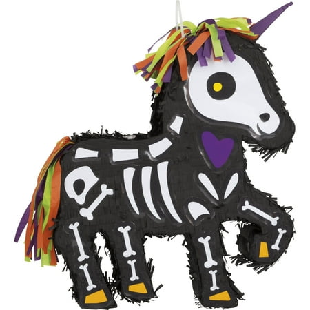 Way to Celebrate! Skeleton Unicorn Pinata, 20 x 16in