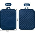 thumbnail image 7 of Travelwant 5Pcs Pocket Pot Holders Cotton Heat Resistant Potholder Multipurpose Hot Pads Machine Washable Oven Mitts Terry Cloth Potholders Bulk for Daily Kitchen Baking and Cooking, 7 of 7