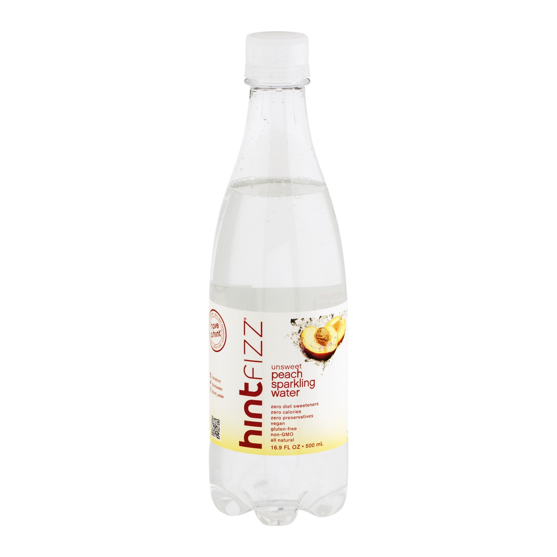 hint sparkling water, peach, 16.9 fl oz