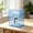 Blue, variant on ZhyrZng Transparent Rectangular Lock Acrylic Savings Jar Piggy Bank, Clear Lock Box with Key Multifunctional Clear Acrylic Display Case Jewelry Medicine Snack Storage Box