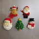 thumbnail image 1 of 5 imanes navideños para el refrigerador, alce, Papá Noel, muñeco de nieve, pegatinas magnéticas para pizarra, decoración para tablones de anuncios, 1 of 5