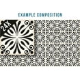 thumbnail image 6 of Mi Alma Black and White Tile Stickers Peel and Stick Tile Stickers 24 PC Set backsplash Tile Decals Bathroom & Kitchen Vinyl Wall Decals Just Peel Stick Home Decor (Victoria, 4x4 Inch), 6 of 8