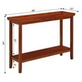 thumbnail image 4 of Convenience Concepts Ledgewood Console Table with Shelf in Warm Cherry Wood, 4 of 5