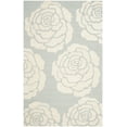 thumbnail image 2 of SAFAVIEH Cambridge Permelia Geometric Wool Area Rug, Gray/Ivory, 6' x 9', 2 of 7