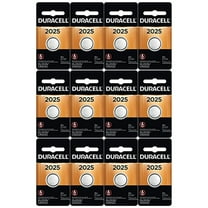 12-Pack Duracell 2025 Batteries 3.0 Volt Lithium Coin Button