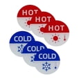 thumbnail image 3 of jifeng 6x Hot and Cold Signs for Faucets Hot Cold Labels for Sink Restaurant Faucets, 3 of 9