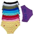 thumbnail image 1 of Iheyi 6 Pieces Hiphugger Mixed Color Cotton Bikini Panty S to 3XL (Small), 1 of 2