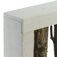 thumbnail image 3 of Northlight 18.75" Mixed Branches in a White Wooden Frame Christmas Tabletop Decoration, 3 of 3