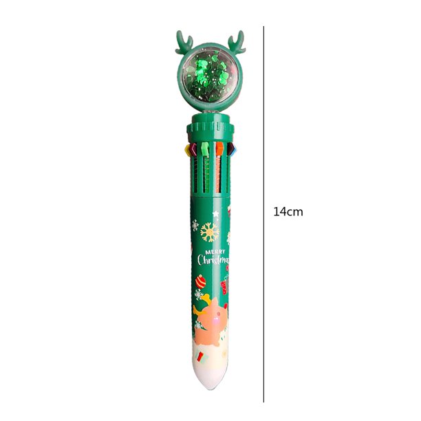 Bolígrafos 3 uds bolígrafos regalos creativos bolígrafo de escritura de Navidad para estudiantes de oficina en casa Sywqhk Libre de BPA