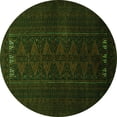 thumbnail image 1 of Ahgly Company Indoor Round Persian Green Traditional Area Rugs, 3' Round, 1 of 1