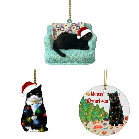 

Christmas Tree Hanging Ornaments Decorations Acrylic Hanging Pendant Ornaments For Christmas Decorations 2PCS Stain Glass Window Painting Stained Glass Elephant for Long Stained Glass Artwork for
