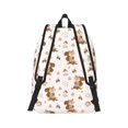 thumbnail image 3 of Naloa Canvas Backpack for Men Women Fall Squirrel Print Rucksack Casual Travel Daypack Large and Small Durable College Tote Satchel Bookbag for Teens, 3 of 8