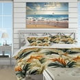 thumbnail image 3 of Designart "Elements Of Tropical Beauty" Green Tropical Bedding Covert Set - Tropical Bed Set With 1 Sham, 3 of 5