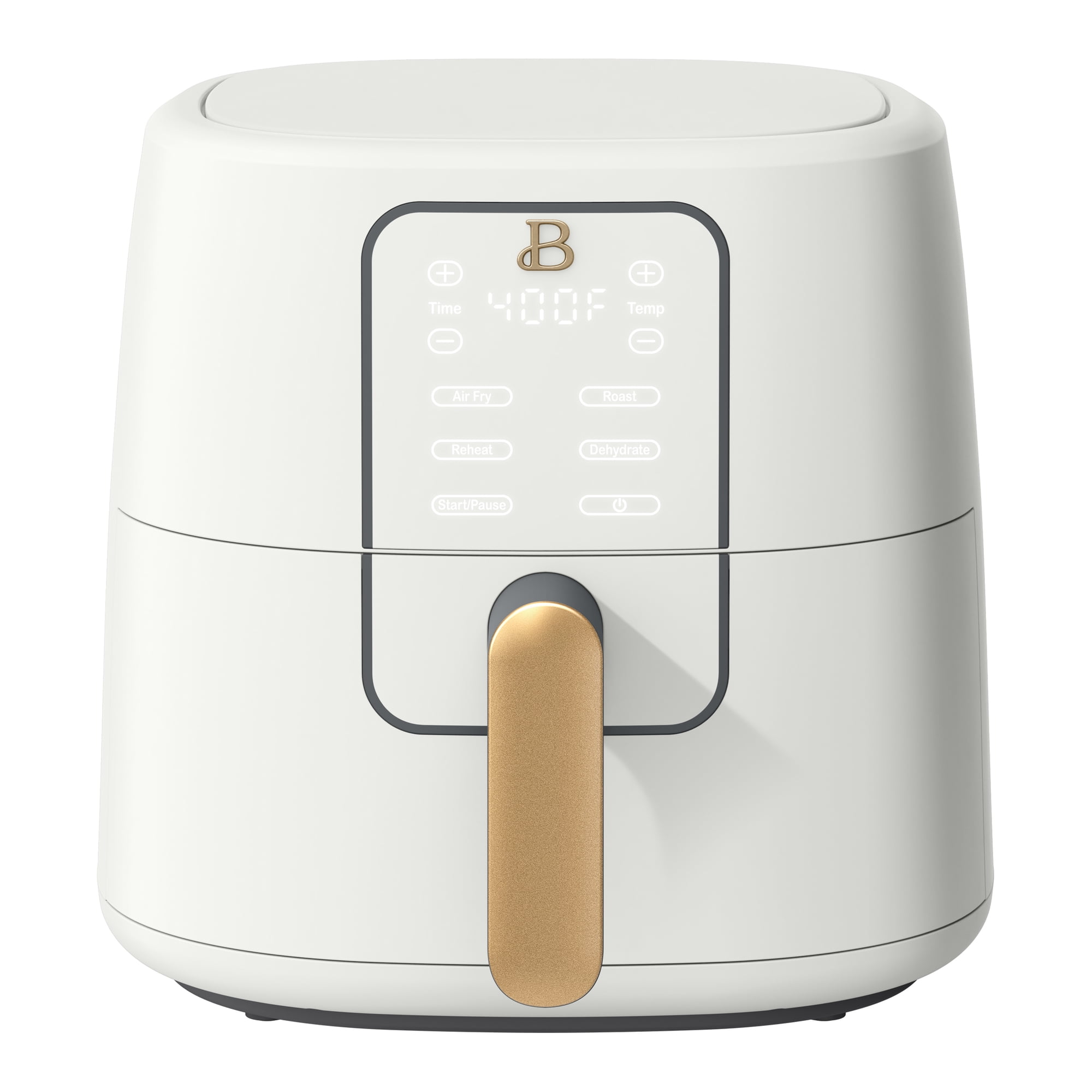 Beautiful 6 Qt Air Fryer with TurboCrisp Technology, EverGood Ceramic Nonstick Coating, White Icing by Drew Barrymore