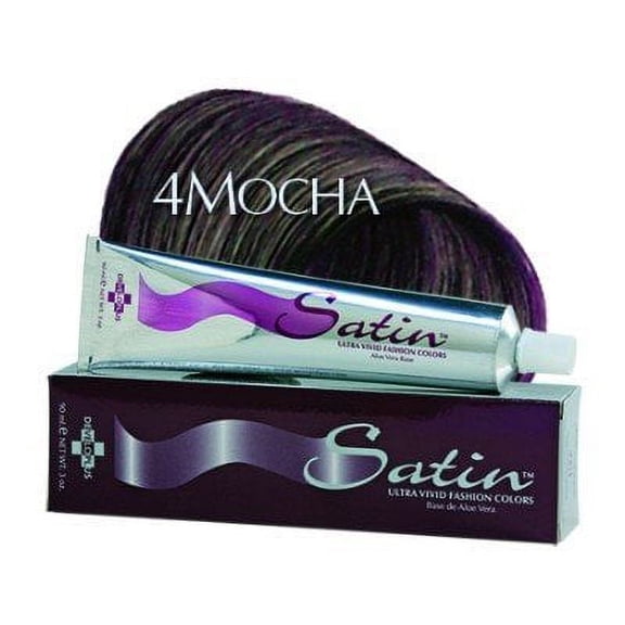 Developlus Satin Ultra Vivid Fashion Hair Color - #4 Mocha Brown 3 oz.