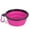 Rose Red, variant on Spencer 2 Pack Collapsible Silicone Dog Bowl, Portable and Foldable Dog & Cat Travel Bowls Dishwasher Safe for Walking, Traveling, Hiking (Rose Red)