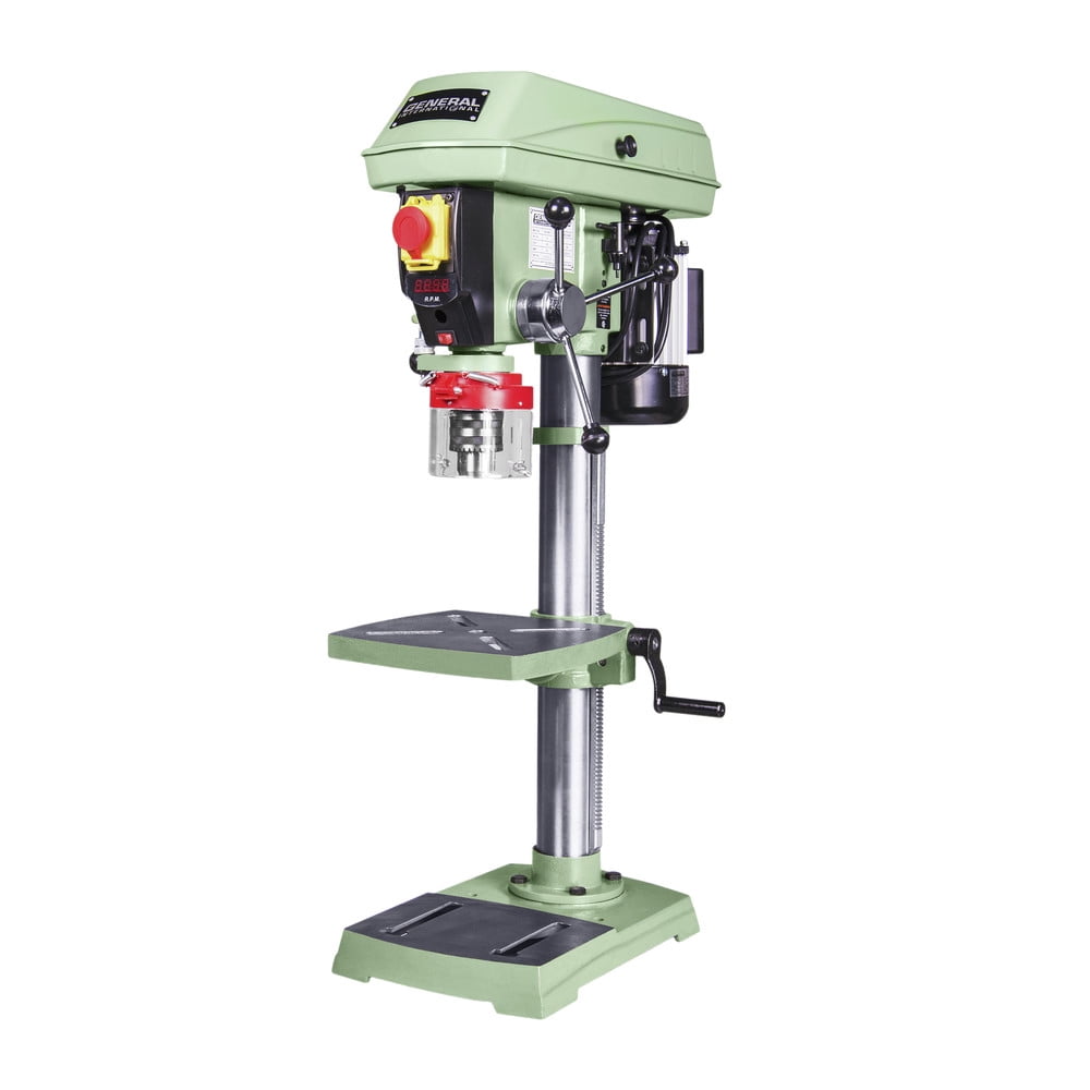 General International 12" Bench Commercial Variable Speed drill press