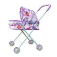 thumbnail image 3 of Siruishop Foldable Baby Doll Stroller for Dolls Miniature Push Cart Toy for Girls Boys Purple, 3 of 8
