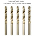 thumbnail image 4 of lanema 5Pcs 2/3/4/5/6/7/8/9/10mm M42 HSS Twist Drill Bit Set High Cobalt Drill Bit, 4 of 13