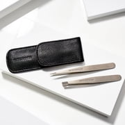 Tweezerman Petite Tweezer Set With Black Case
