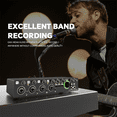 thumbnail image 3 of -MD44 Professional Microphone Sound Card 24Bit 192KHz 4 Way Audio Interface for Podcast Recording Music Instrument-B, 3 of 10