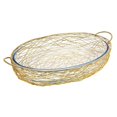 thumbnail image 1 of Godinger 11654 Nest Oval Baker - Gold, 1 of 1
